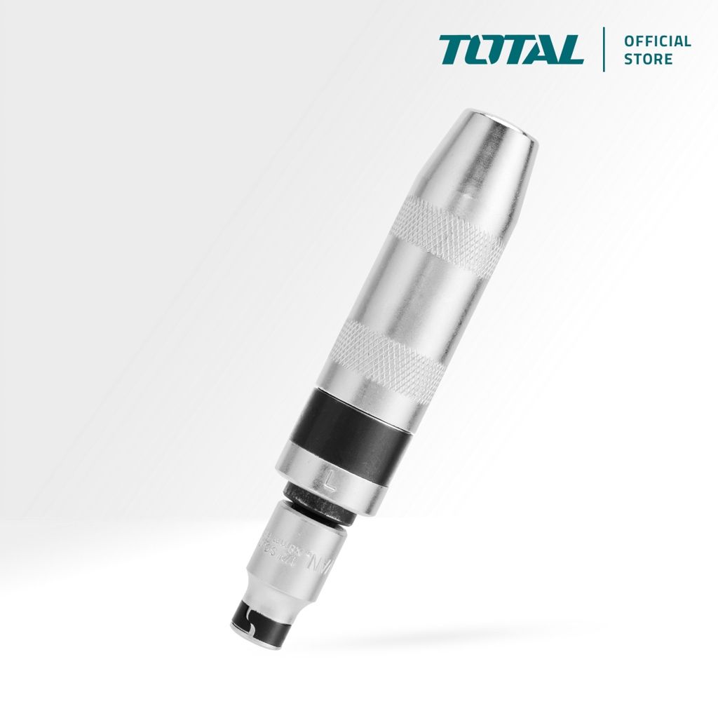 TOTAL IMPACT DRIVER SET WITH IMPACT DRIVER + SLEEVE ADAPTER (1/2"-5/16") + SCREWDRIVER BITS (13 PCS) THIDS1301