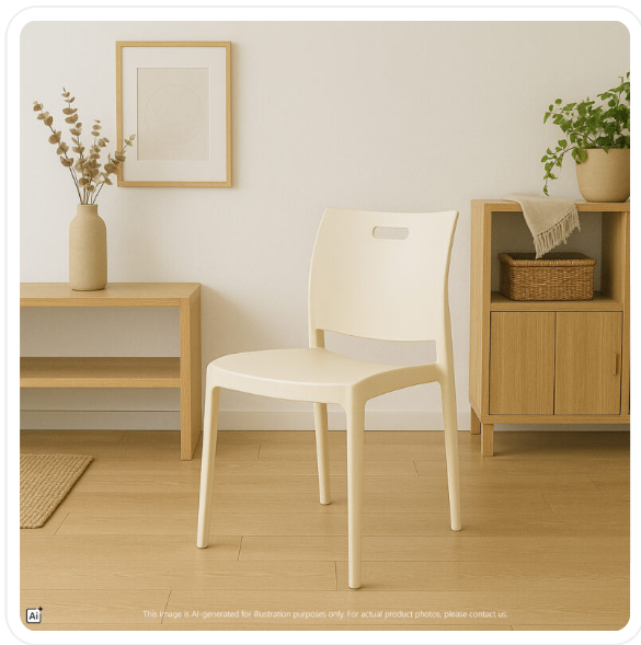 FELTON SOLID PLASTIC CHAIR / FCA 1758 / PANRTY CHAIR