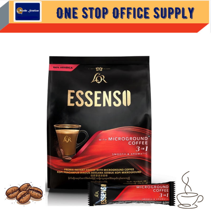 L'OR Essenso Microground Coffee 3 in 1 25g x 20s / ESSENSO MicroGround Coffee & Creamer 2 in 1 (16g x 20s)