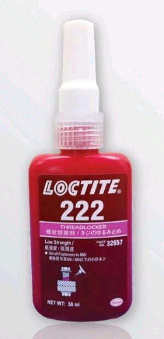 Loctite No. 222, 242 & 243 -Threadlocker 50ml Free Delivery Loctite (Henkel )No. 222, 242 & 243 -Threadlocker 50ml Free Delivery