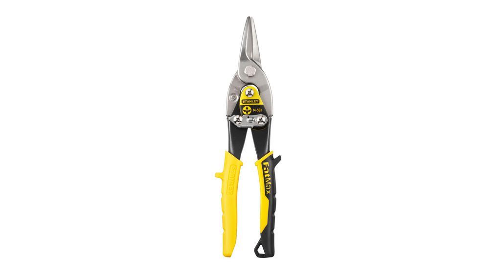 Others *Stanley 250 mm Straight Snips for Aluminium, Cardboard, Leather, PVC, Rubber, Steel
