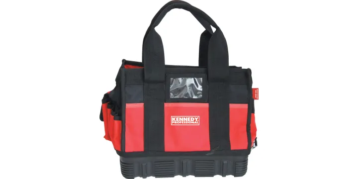 330mm/13" POLYESTER TOOLBAG RUBBER BOTTOM 13-PKT