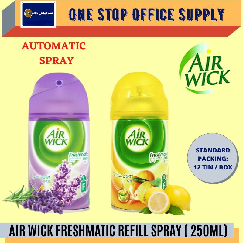 AIR WICK FRESHMATIC REFILL AUTO SPRAY ( 250ML)/AIK WICK/FREASHING SPRAY/FRESHMATIC REFILL/AUTOMATIC SPRAY REFILL/REFILL/250ML