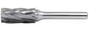 Temo Carbide Burr - A1225 8mm Shank DLC Aluma Cut Cylindrical Plain End