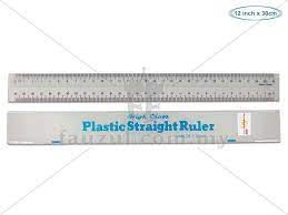 PLASTIC STRAIGHT RULER-30CM