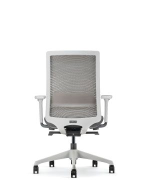 NEXUS SURFACE PRESIDENTIAL MEDIUM BACK CHAIR - SF8411L-24D91(BLACK ARM REST)
