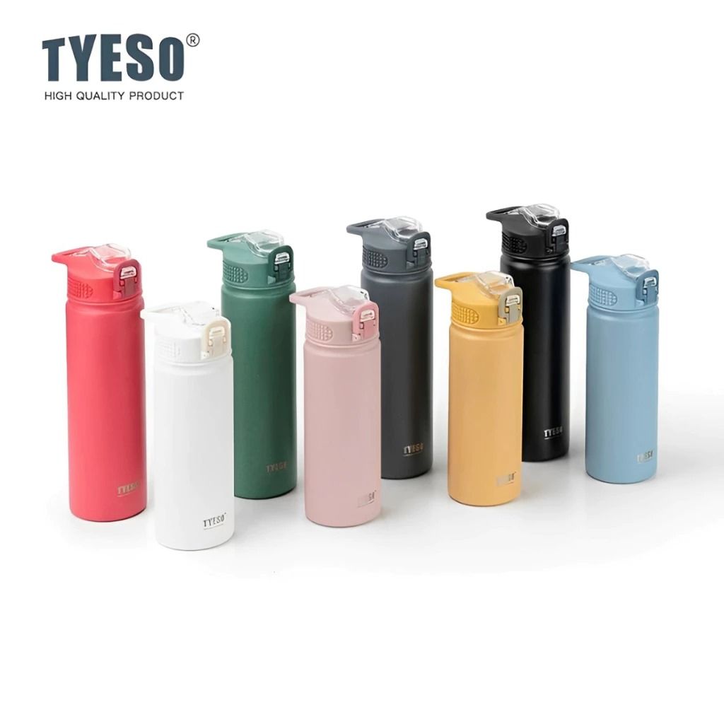 TYESO Vacuum Insulated Tumbler Bottle With Handle (600ml) TS-8770C