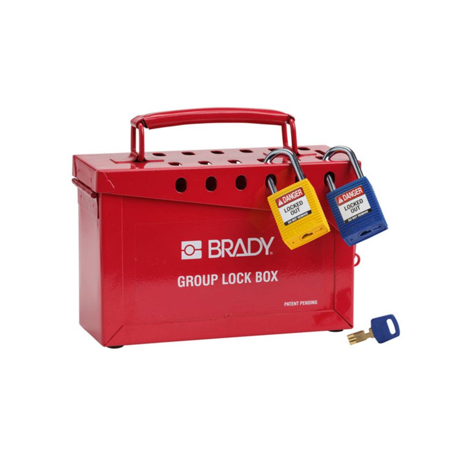 Brady 13-Lock Powder Coated Steel Group Lock Box