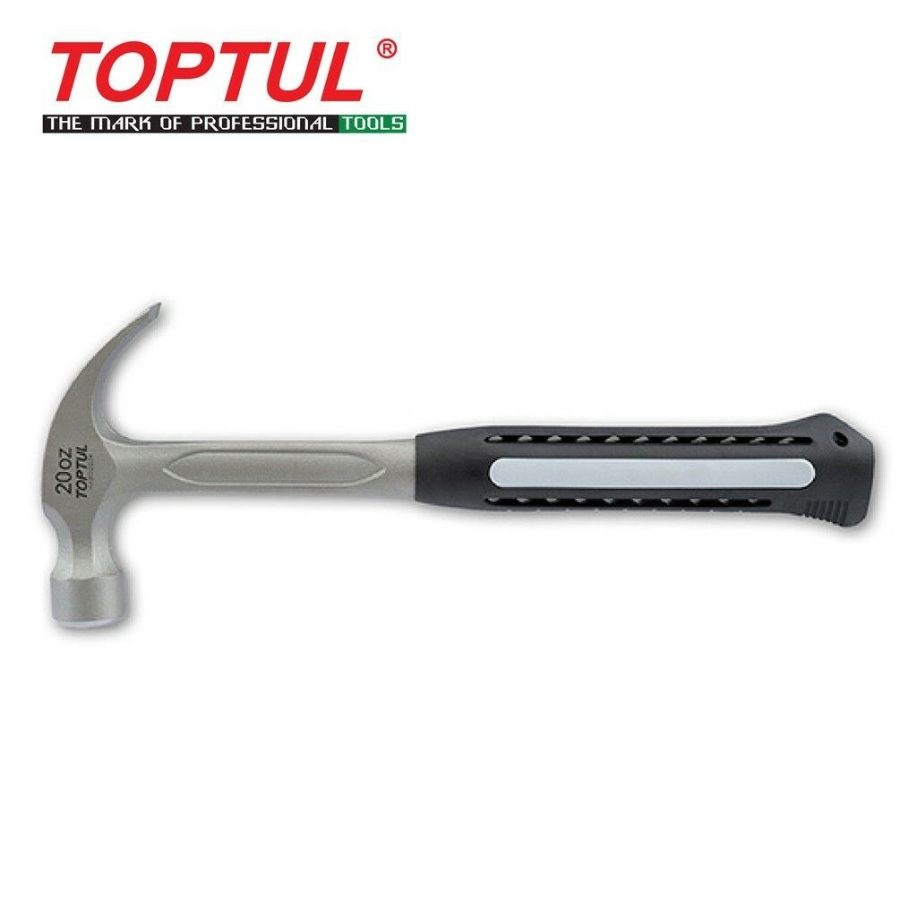 TOPTUL PROFESSIONAL GRADE ONE PIECE SOLID FORGED STEEL CLAW HAMMER HABD2034