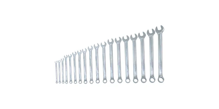 6-24mm PROFESSIONAL COMBINATIONSPANNER SET 18PC