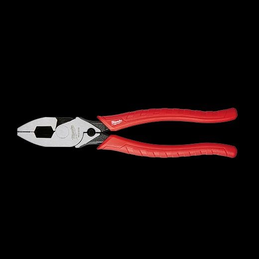 MILWAUKEE 9" Comfort Grip High Leverage Lineman's Pliers with Crimper