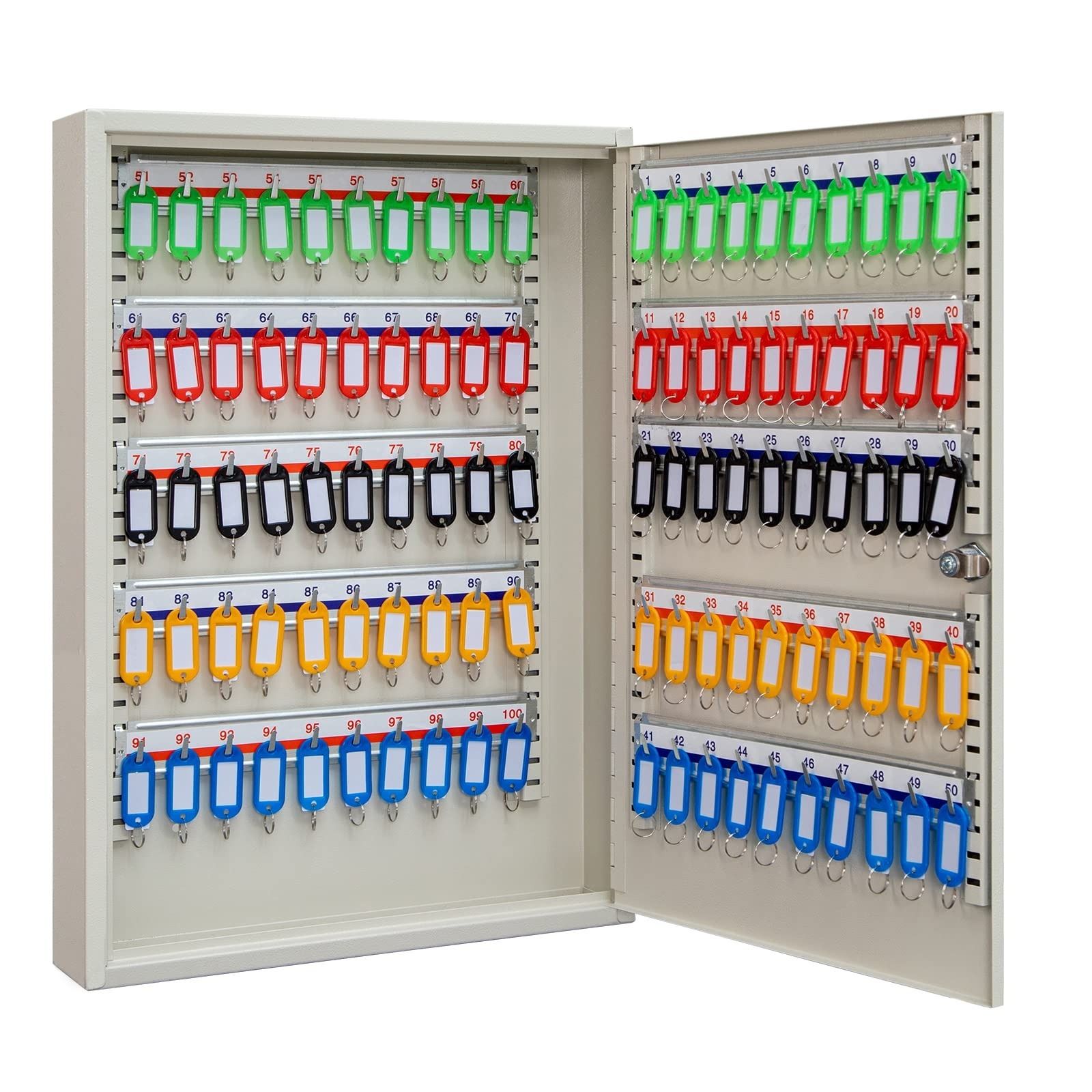 100-Key Steel Key Cabinet / Key Management Cabinet