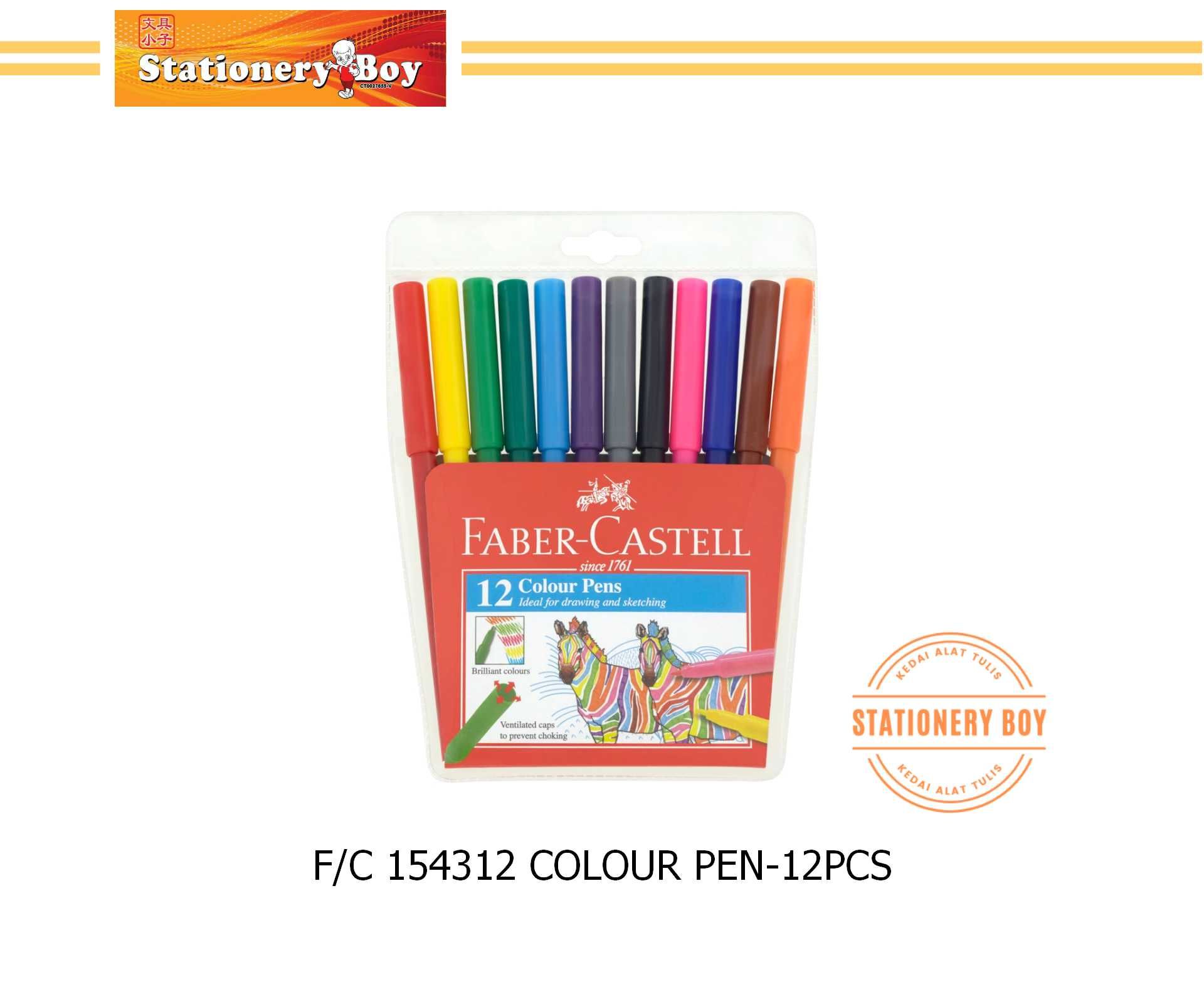 FABER-CASTELL Colour Pen Fibre Tip / Pen Warna