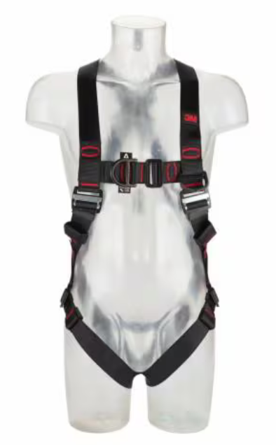 3M Protecta P200 Vest Climbing Safety Harness, Red 1161753 + 3M 1390235 SIRIM AND DOSH APPROVED. 3M Protecta P50 Lanyards And Carabiners