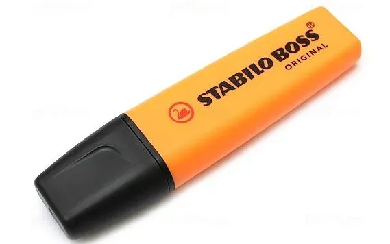 STABILO BOSS FLUORESCENT HIGHLIGHTER 0.4MM (ORANGE)