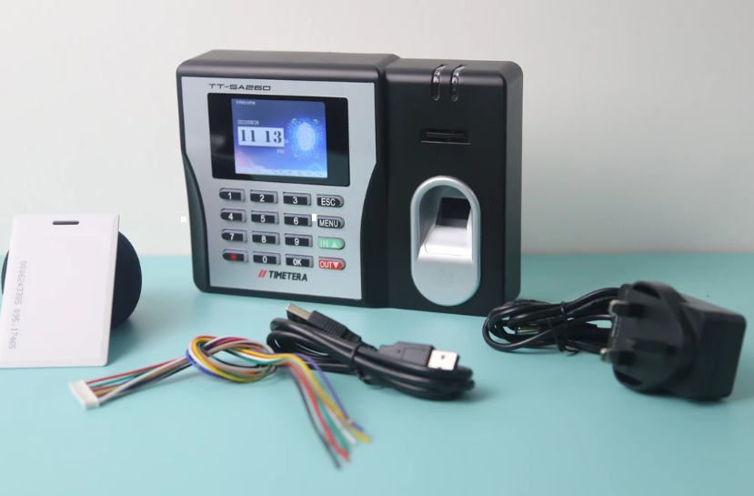 ITS OFFICE TIMETERA FINGERPRINT & FACE SCAN TIME SOFTWARE ATTENDANCE - TIMETERA FINGERPRINT TIME ATTENDANCE MODEL: SA260 (C/W ADAPTOR) TTASA260