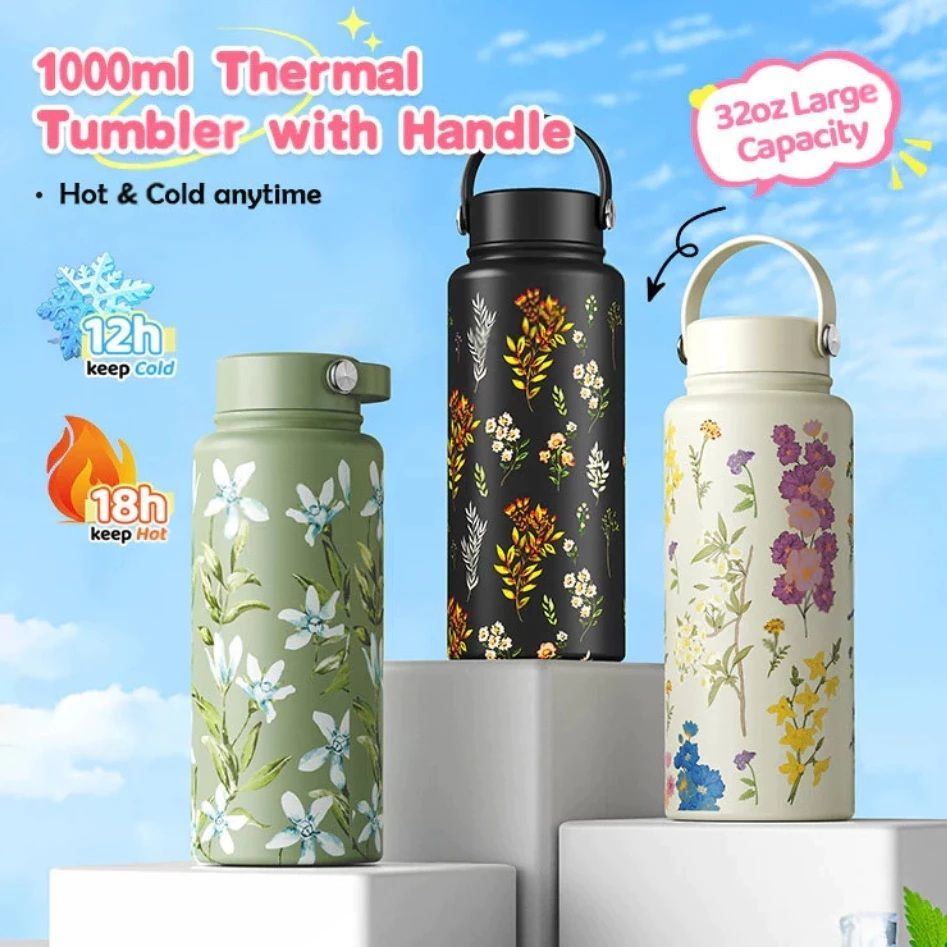 OEM Thermos Bottle 1000ML Thermos Cup 304 Stainless Steel