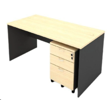 GENERAL 5 FEET RECTANGULAR WRITING OFFICE TABLE WITH DRAWER