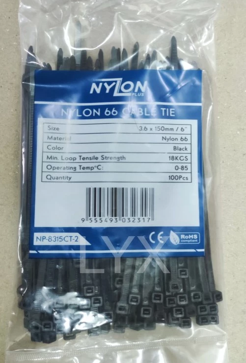 10“ Cable Ties Black