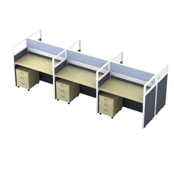 6 seater workstation for new open space office
