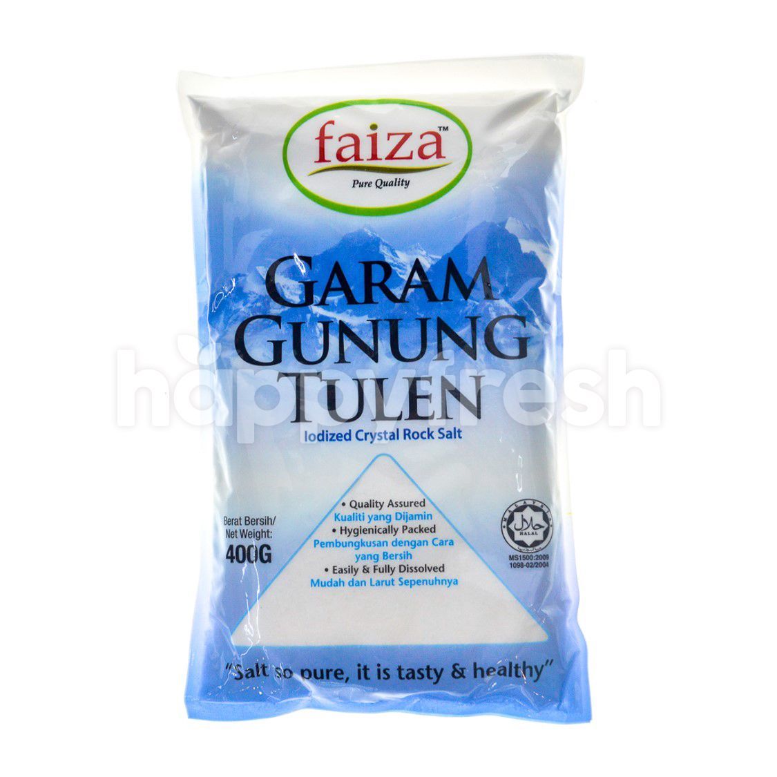 Faiza Iodized Crystal Rock Salt 400g