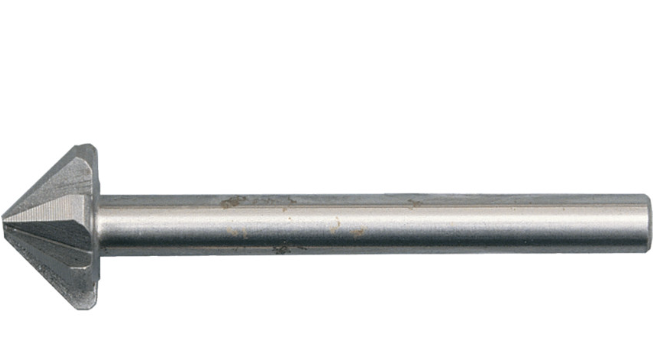 Kennedy 90掳, Countersink, 1/2in., Straight Shank, 6 fl, Cobalt High Speed Steel KEN0202060K