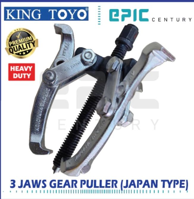 Kingtoyo 3 Jaw Gear Puller (Japan Type) 8"