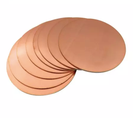 T2 Coppers Disc Round Plate Thickness 3mm, Diameter 40mm