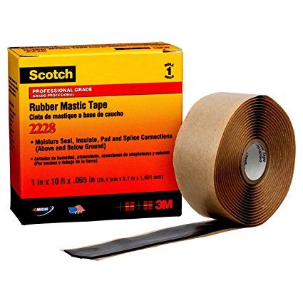 3M 2228 Scotch® Rubber Mastic Tape (50mm x 3m) Black