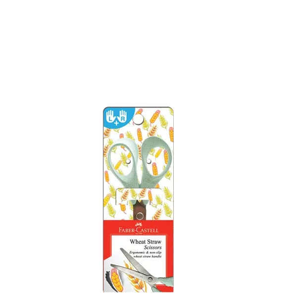 Faber-Castell Wheat Straw Student Scissors 130mm