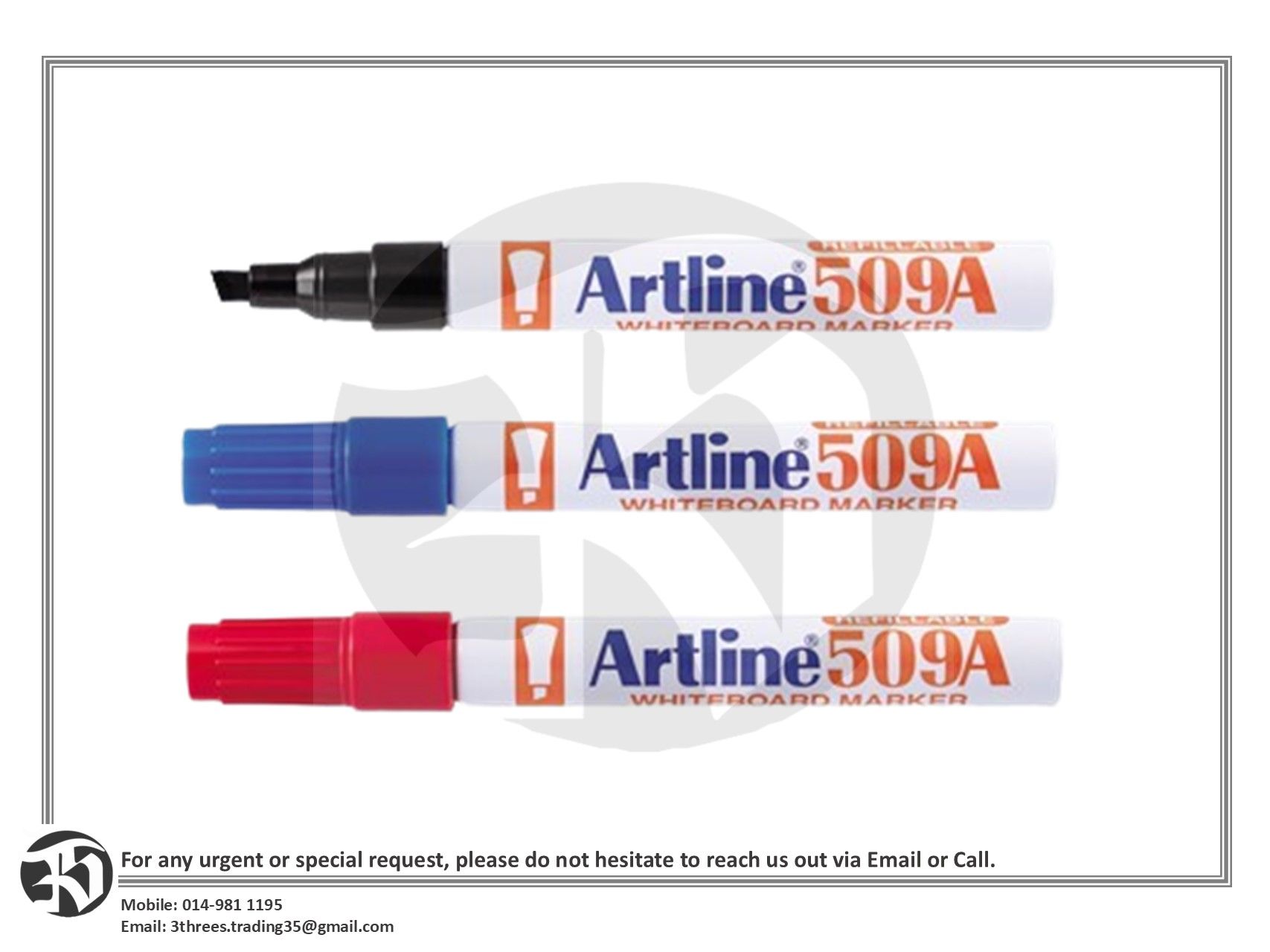 Artline 509A Whiteboard Marker
