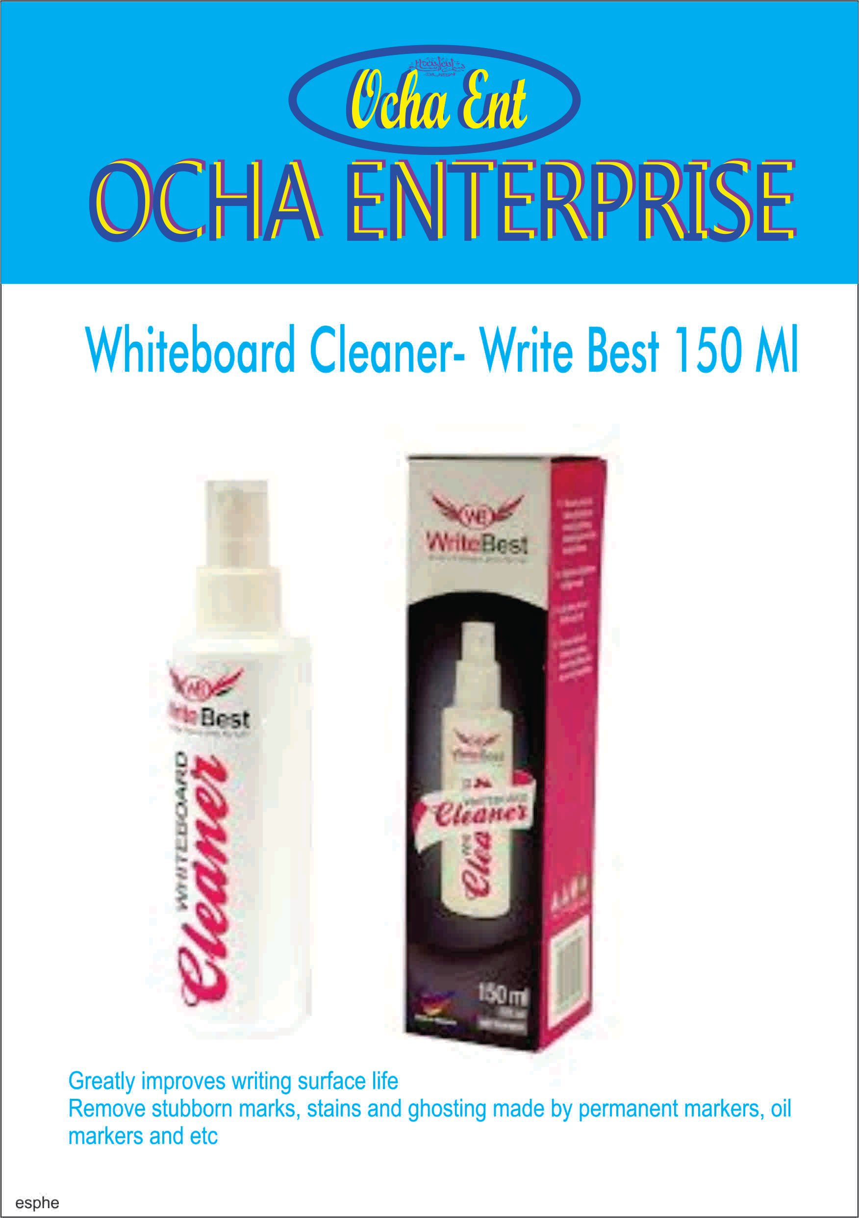 Whiteboard Cleaner- Write Best 150 Ml