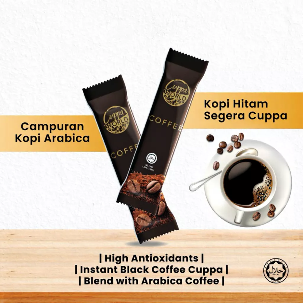 2g Cuppa Instant Coffee (50Pcs/200Pcs)