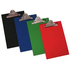 OCHA PVC Jumbo Clip Board - A4 Size - 4 colors