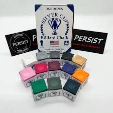 USA Imported Silver Cup Snooker Chalk Pool Chalk