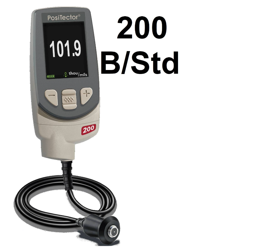 DEFELSKO POSITECTOR 200 B/STD STANDARD COATING THICKNESS GAGE OVER WOOD CONCRETE PLASTIC