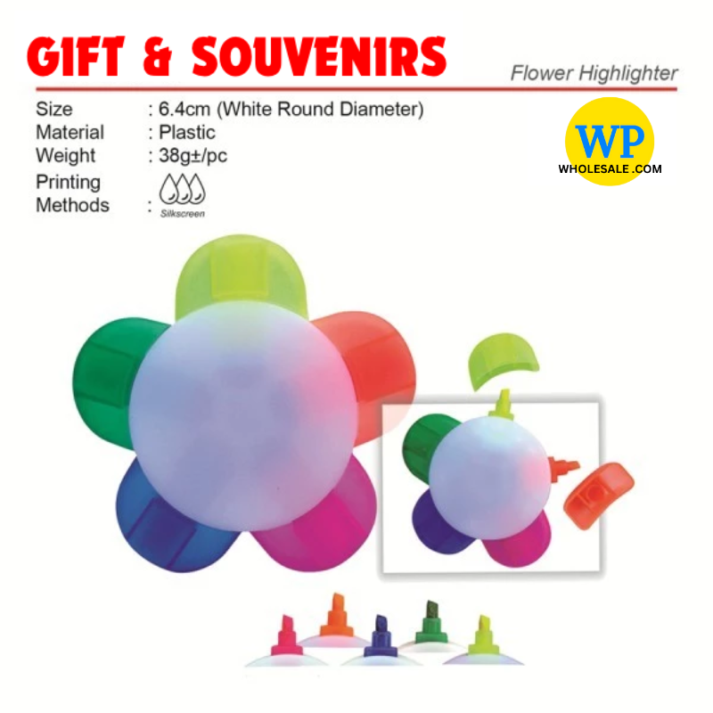 OK GIFT & SOUVENIRS: PHL 2522 Flower Highlighter / WITH LOGO PRINTING / PHL 2522