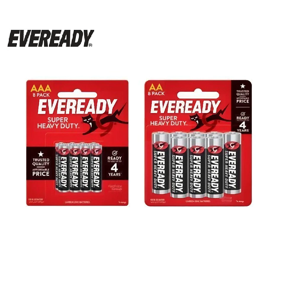 Eveready Super Heavy Duty Battery AA/AAA 8pcs or 12pcs