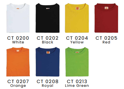 CT02 (K) RN Tee (S/S, 180gsm)