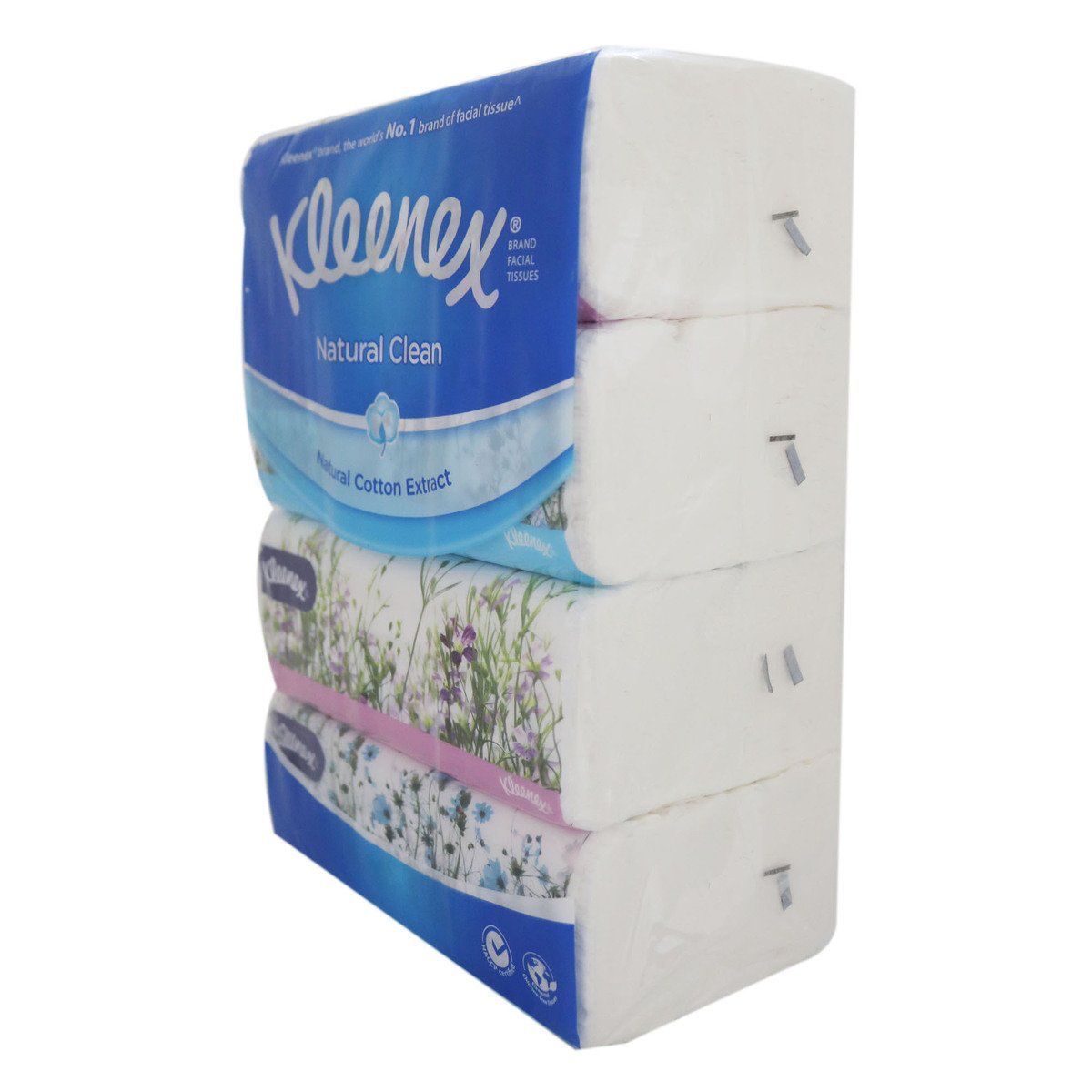 Kleenex Facial Tissue Soft Pack 2ply 4 x 180sheets