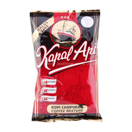KAPAL API SERBUK KOPI HALUS 180G