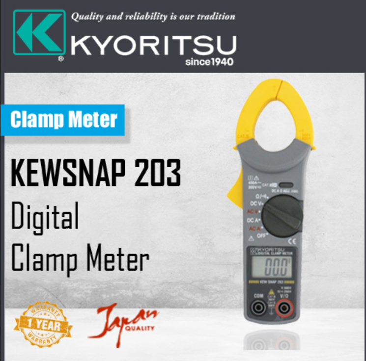 KYORITSU KT203 CLAMP METER