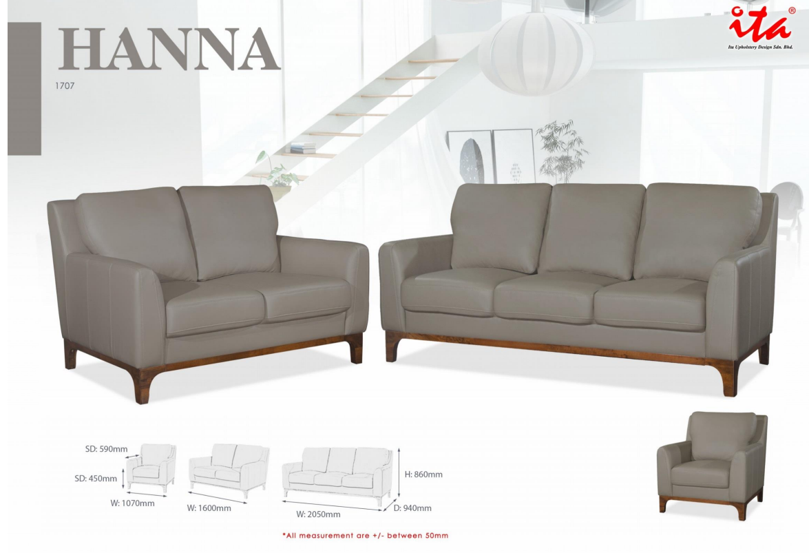 ITA OFFICE SOFA SET - HANNA 1707