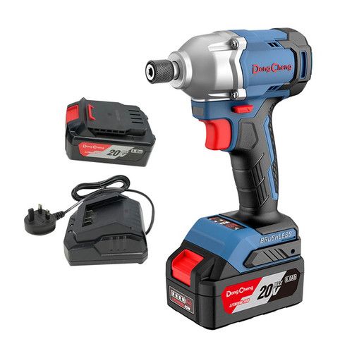 DONGCHENG 6.35MM HEX 140N.M CORDLESS BRUSHLESS IMPACT DRIVER 12V
