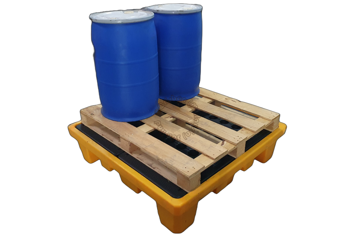 CRISBEN DURAPALLÉ®-4 WAY–4 DRUM SPILL PALLET