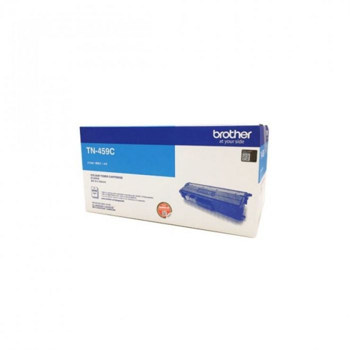 Brother TN-459 Cyan Genuine Colour Toner Cartridge, Page Yield up to 9,000 pages