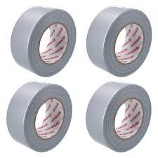 Others *TAPE-DUCK 2" SILVER -RS PRO Gloss Silver Duct Tape, 50m X 50mm X 0.17mm