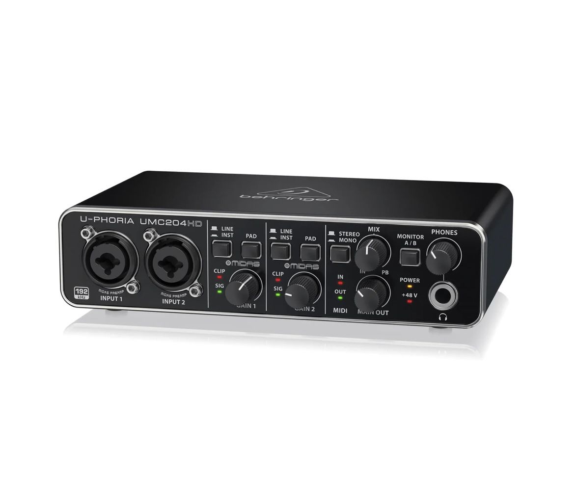 U-Phoria Behringer U-Phoria UMC204HD USB Audio Interface