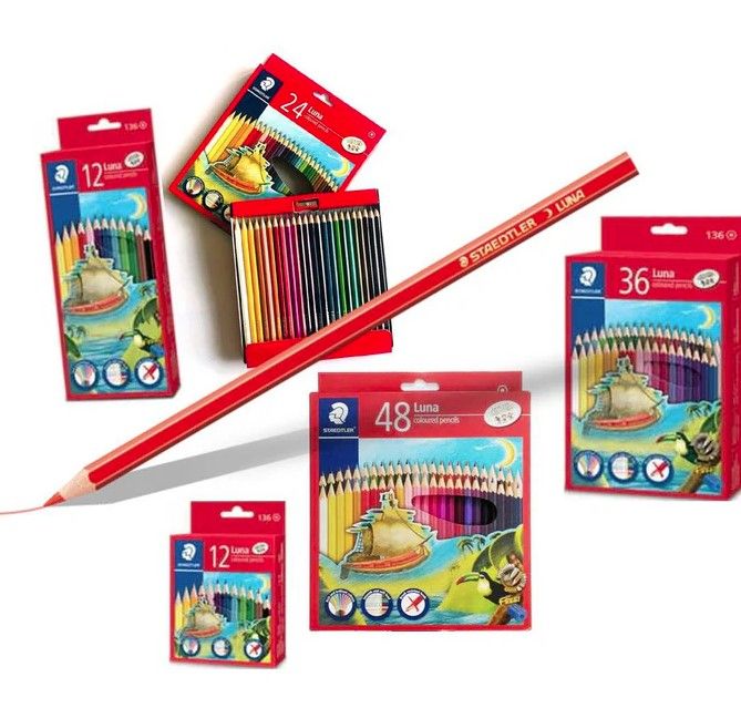 LUNA 136 PERMANENT COLOUR PENCIL 12'S/24'S