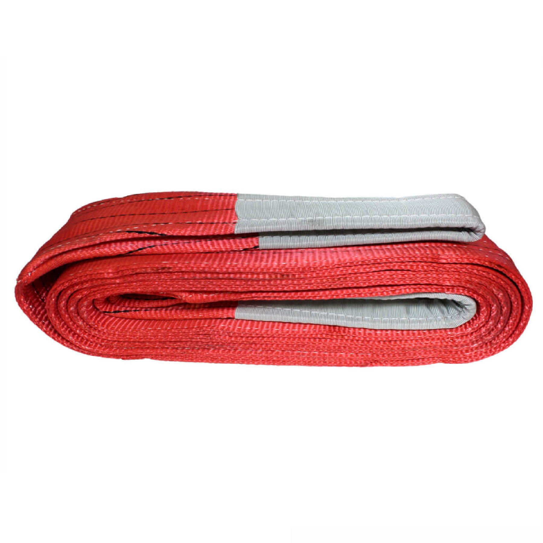 Warrior Double Ply Polyester Flat Webbing Sling 5TON x 5M (L) with Reinforced Lifting Eyes (Red Marking)